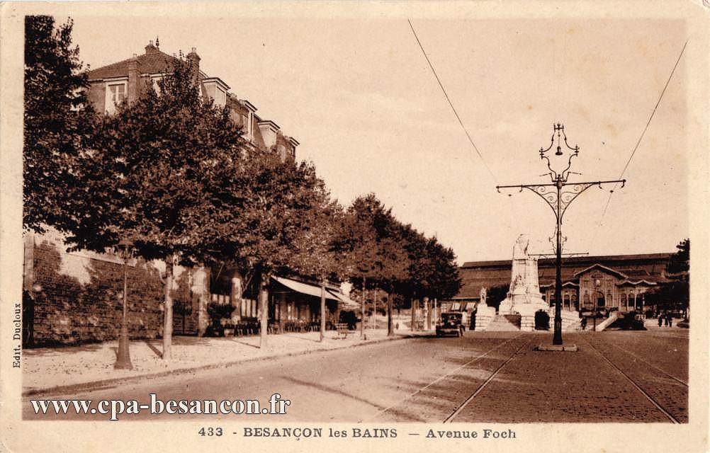 433. - BESANÇON-les-BAINS. - Avenue Foch